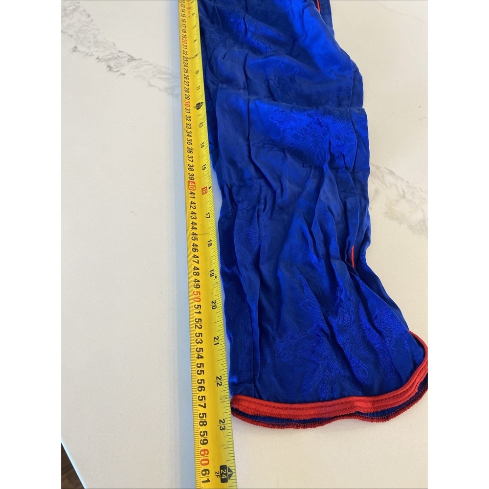 Zadig & Voltaire Adelie Pants Womens Size XS Blue Utility Jogger Red Piping - Picture 14 of 16